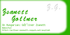 zsanett gollner business card